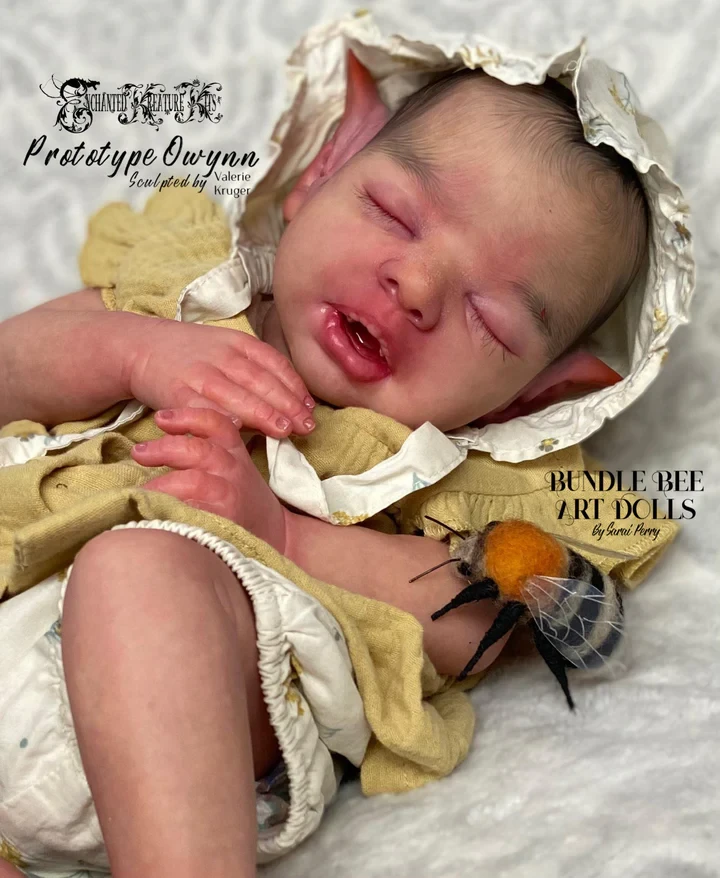 EKK Owynn Reborn Vinyl Vampling Doll Kit by Valerie Kruger 19"