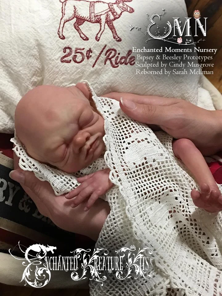 EKK Beesley Manor Elf Reborn Vinyl Doll Kit by Cindy Musgrove 12"