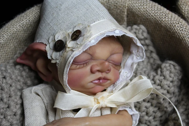 EKK Beesley Manor Elf Reborn Vinyl Doll Kit by Cindy Musgrove 12"