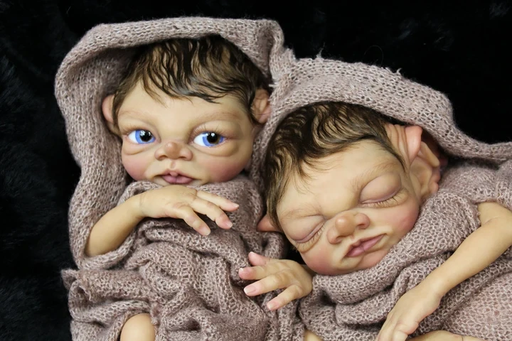 EKK Beesley Manor Elf Reborn Vinyl Doll Kit by Cindy Musgrove 12"