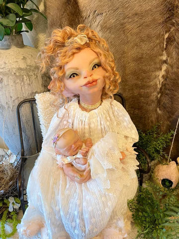 EKK Primsley Manor Elf Reborn Vinyl Doll Kit by Cindy Musgrove 26"