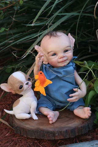 EKK Tobby Manor Elf Reborn Vinyl Doll Kit by Cindy Musgrove 16"