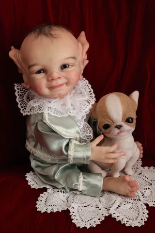 EKK Tobby Manor Elf Reborn Vinyl Doll Kit by Cindy Musgrove 16"