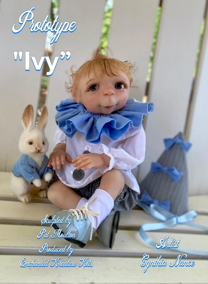 EKK Ivy the Impling Reborn Vinyl Doll Kit by Pat Moulton  16.5"