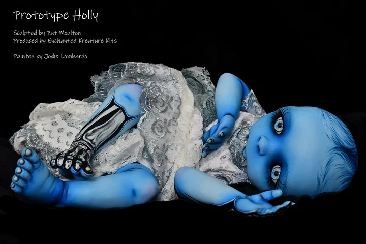EKK Holly the Impling Reborn Vinyl Doll Kit by Pat Moulton  16.5"