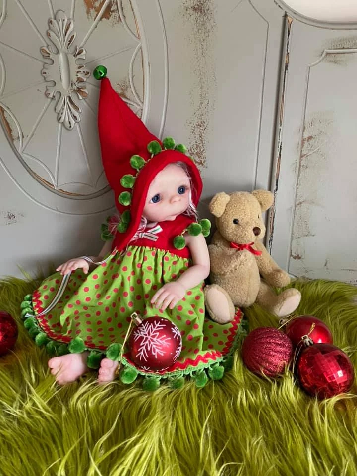 EKK Holly the Impling Reborn Vinyl Doll Kit by Pat Moulton  16.5"
