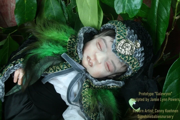 EKK Booth Reborn Vinyl Hybrid Baby Doll Kit by Jamie Lynn Powers 14.5"