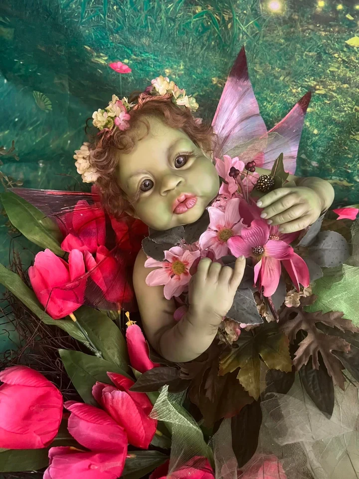 EKK  Bennedict the Phoenix Fae Reborn Vinyl  Kit by Jodie Lombardo 21" Limited Edition