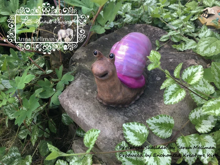 EKK Shellden Reborn Vinyl Snail Doll Kit by Sarah Mellman 