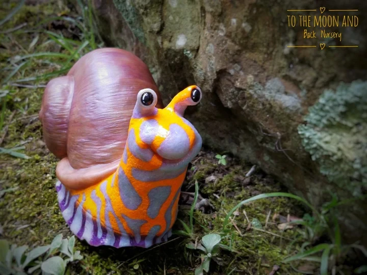 EKK Shellden Reborn Vinyl Snail Doll Kit by Sarah Mellman 