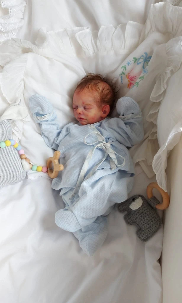 EKK Elias Reborn Vinyl Doll Kit by Valerie Kruger 15-16" Enchanted Kradle Kits