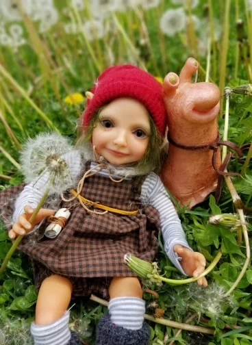 EKK Tully the Resident Brownie Reborn Vinyl  Doll Kit by Lauren Jaimes 10-11" 