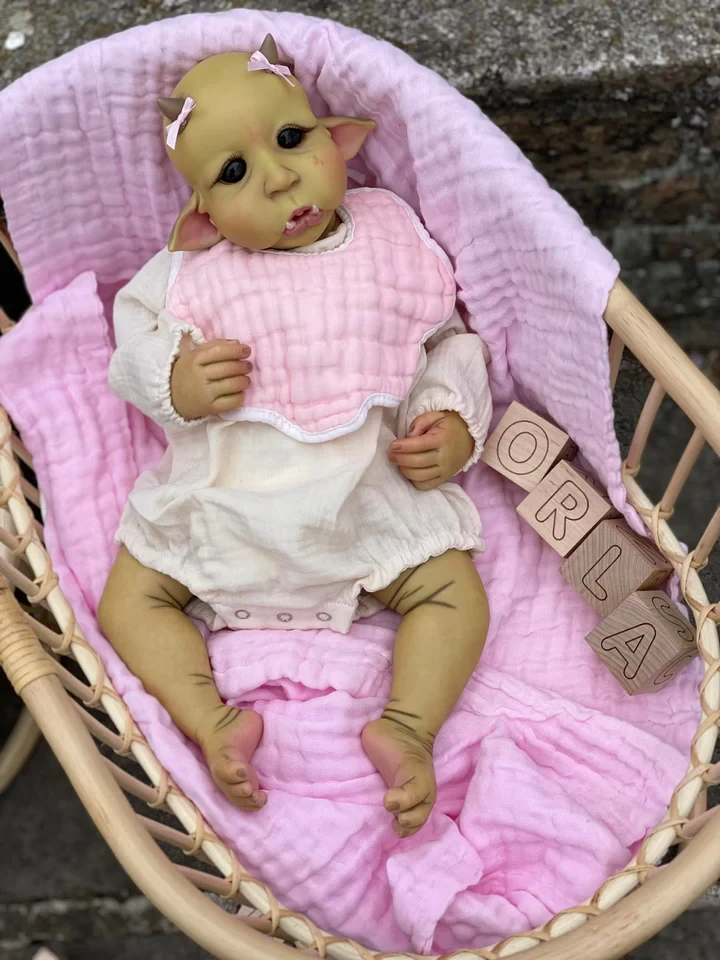 EKK  Orla the Baby Ogre Reborn Vinyl  Doll Kit by Jodie Lombardo 21" Limited Edition