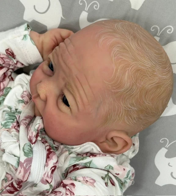 Saylor Silicone Reborn CUDDLE BABY Light Skin Tone by Ping Lau Flowers 18"