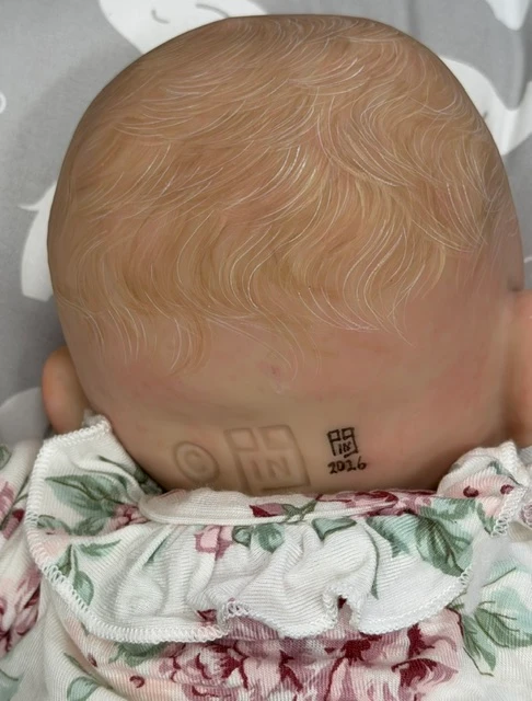 Saylor Silicone Reborn CUDDLE BABY Light Skin Tone by Ping Lau Flowers 18"