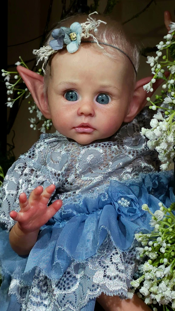 Flower the Elf Limited Edition Reborn Vinyl Doll Kit by Olga Auer 17"