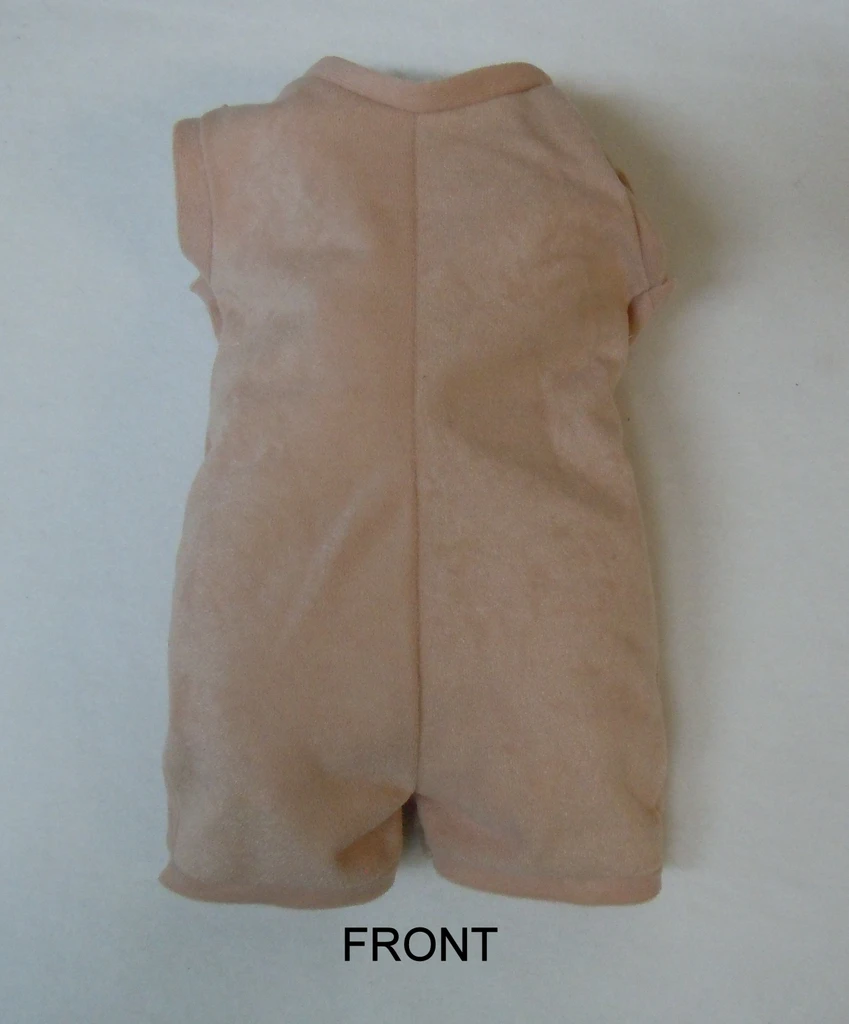 German Doe Suede Body for 25" Dolls Full Unjointed Arms Full Straight Legs #516STGF
