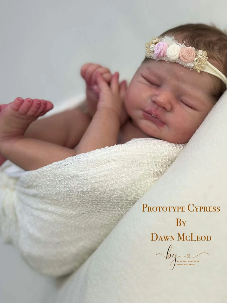 Cypress Reborn Vinyl Doll Kit by Dawn Murray McCleod  21"