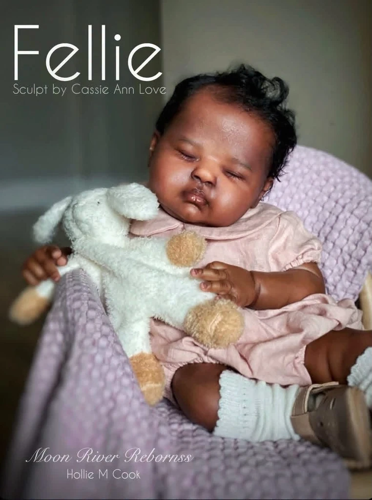 Fellie Reborn Vinyl Doll Kit by Cassie Ann Love Limited Edition 23"