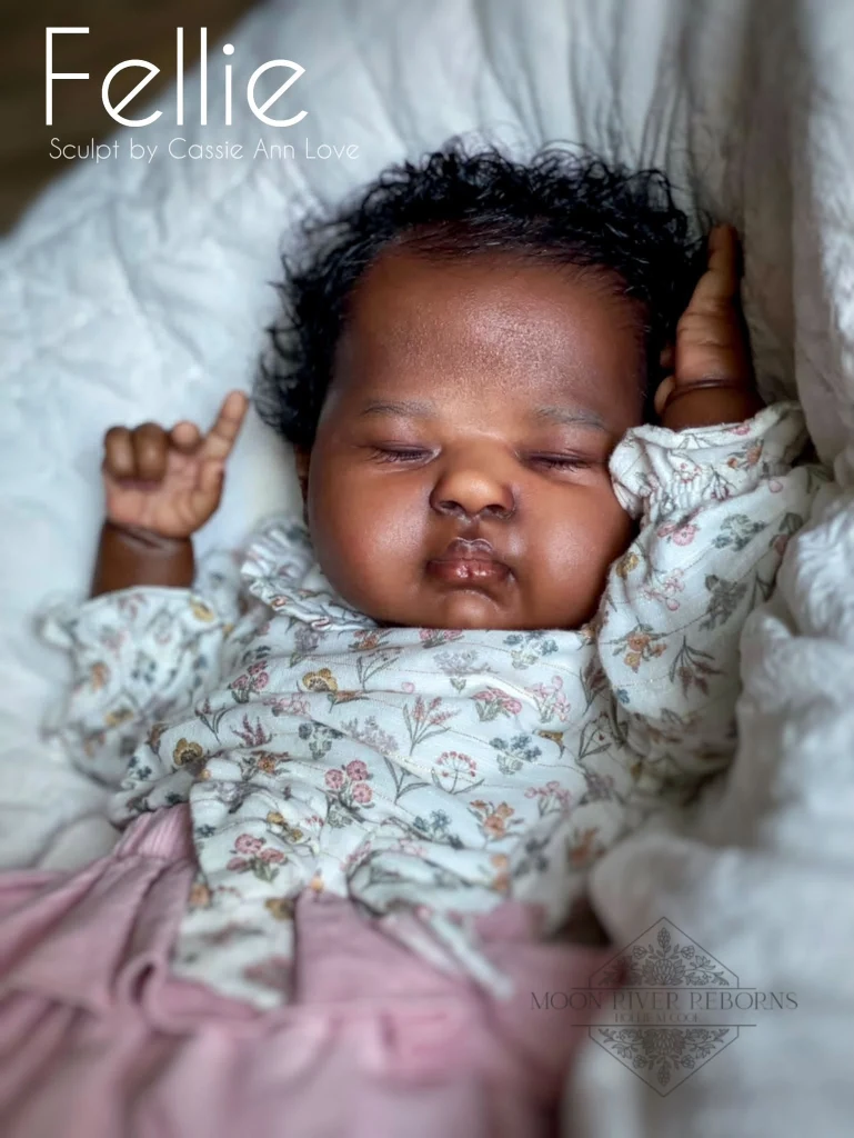 Fellie Reborn Vinyl Doll Kit by Cassie Ann Love Limited Edition 23"
