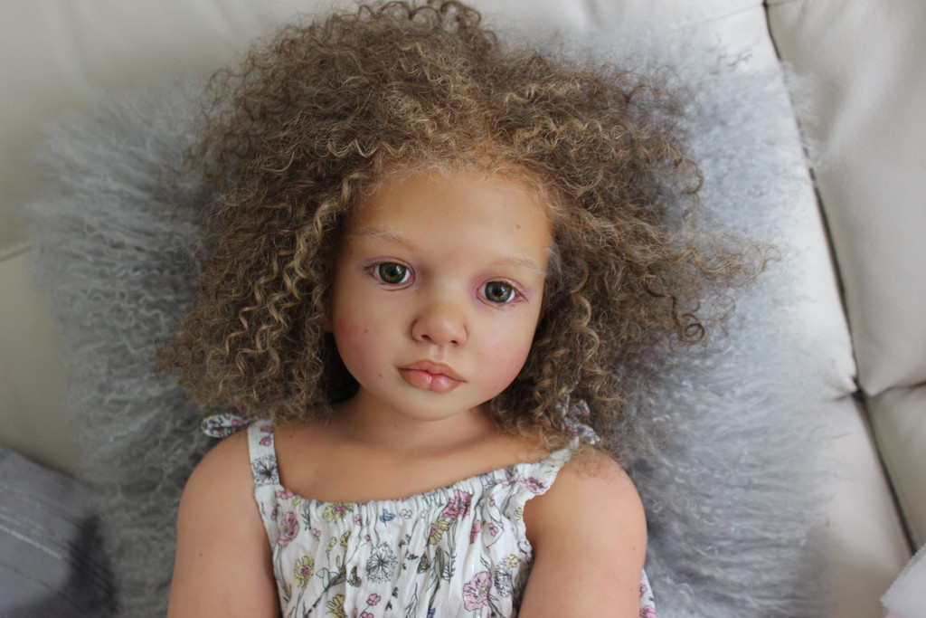 CUSTOM ORDER Reborn Toddler Doll Nicole Child Size Girl by Natali Blick 40  Tall Layaway Available 