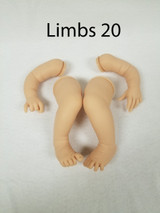 Full  Vinyl Limbs For 18" Reborn Doll Kits By Adrie Stoete #20