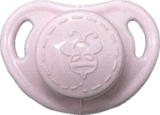 HoneyBug CutiePie Micro Preemie Pacifier For 10-13" Dolls-Marshmallow Pink