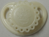 HoneyBug CutiePie Micro Preemie Vintage Pacifier For 10-13" Dolls-Cream