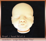 Evin Vinyl Doll Head by Elisa Marx - HEAD ONLY