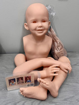 Delphi Reborn Vinyl Toddler Doll Kit by Ping Lau 28" 2025-117 Delphi Reborn Vinyl Toddler Doll Kit by Ping Lau 28" 2025-117
