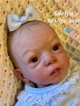 Adelya Reborn Vinyl Finished Reborn Doll  by Olga Auer Sold Out Edition Adelya Reborn Vinyl Finished Reborn Doll  by Olga Auer Sold Out Edition