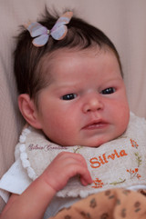Silvia Reborn Vinyl Doll Kit by Adrie Stoete 19" A portrait of Silvia Ezquerra as a baby