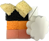Multi-Pack Mottle & Texture Sponges Set of 6 Unique Sponge Types