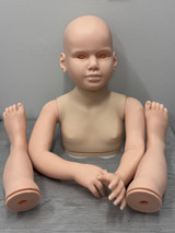 Gabriella Reborn Vinyl Toddler Doll Kit by Reva Schick 43" Mixed Vinyl CLOSE OUT PRICE