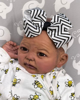 Saylor Silicone Reborn CUDDLE BABY Ethnic Skin Tone by Ping Lau Bumble Bees 18"