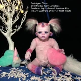 EKK  Chiron Reborn Vinyl Centauricorn, half centaur and half unicorn Doll Kit by Jodie Lombardo 21" 