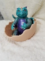 EKK  Hugo Reborn Vinyl Baby Dragon Doll Kit by Sarah Mellman 10"