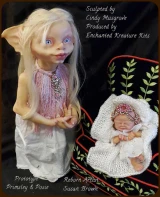 EKK Posie Manor Elf Reborn Vinyl Doll Kit by Cindy Musgrove 8"