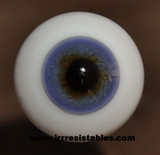 German Glass Eyes: Full Round Normal Blue #15