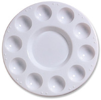 Plastic Palette Tray with 10 Wells & Large Center Well