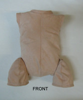 Doe Suede Body for 21-22" Dolls Full Unjointed Arms 3/4 Jointed Legs #1495GF
