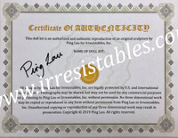 Cai Vinyl Reborn Doll Kit by Ping Lau 20"  New Limbs