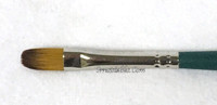 Silver Brush Crystal Filbert Brush- Size 2 6803S