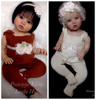 Elena Reborn Toddler Vinyl Doll Kit by Regina Swialkowski