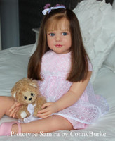 Samira Reborn Vinyl Toddler Doll Kit by Conny Burke