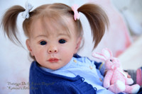 Ida Sitting Toddler Reborn Vinyl Doll Kit by Karola Wegerich