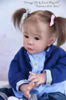 Ida Sitting Toddler Reborn Vinyl Doll Kit by Karola Wegerich