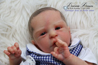 Roux Reborn Vinyl Doll Kit by Cassie Brace 18"