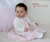 Princess Charlotte at Age 1 Reborn Doll Kit with Straight Legs by Tomas Dyprat