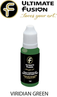 Ultimate Fusion All in One Air Dry Paint Viridian Green 12ml Bottle